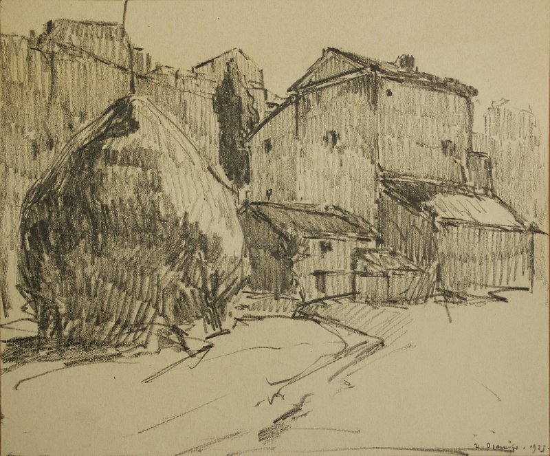 1923 - Case a Orvieto con pagliai